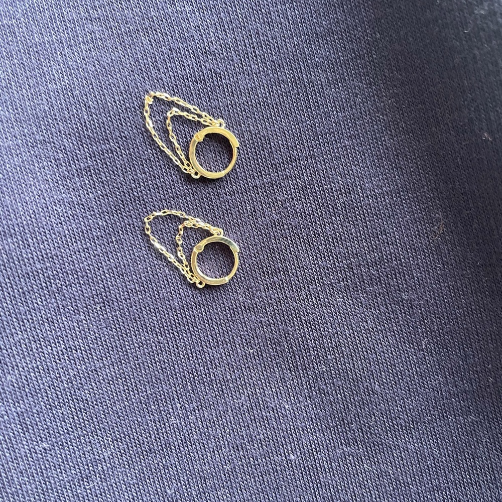 9k gold earrings